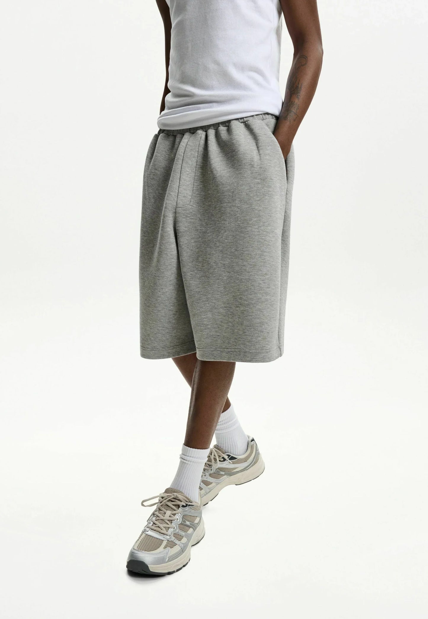 gray street shorts
