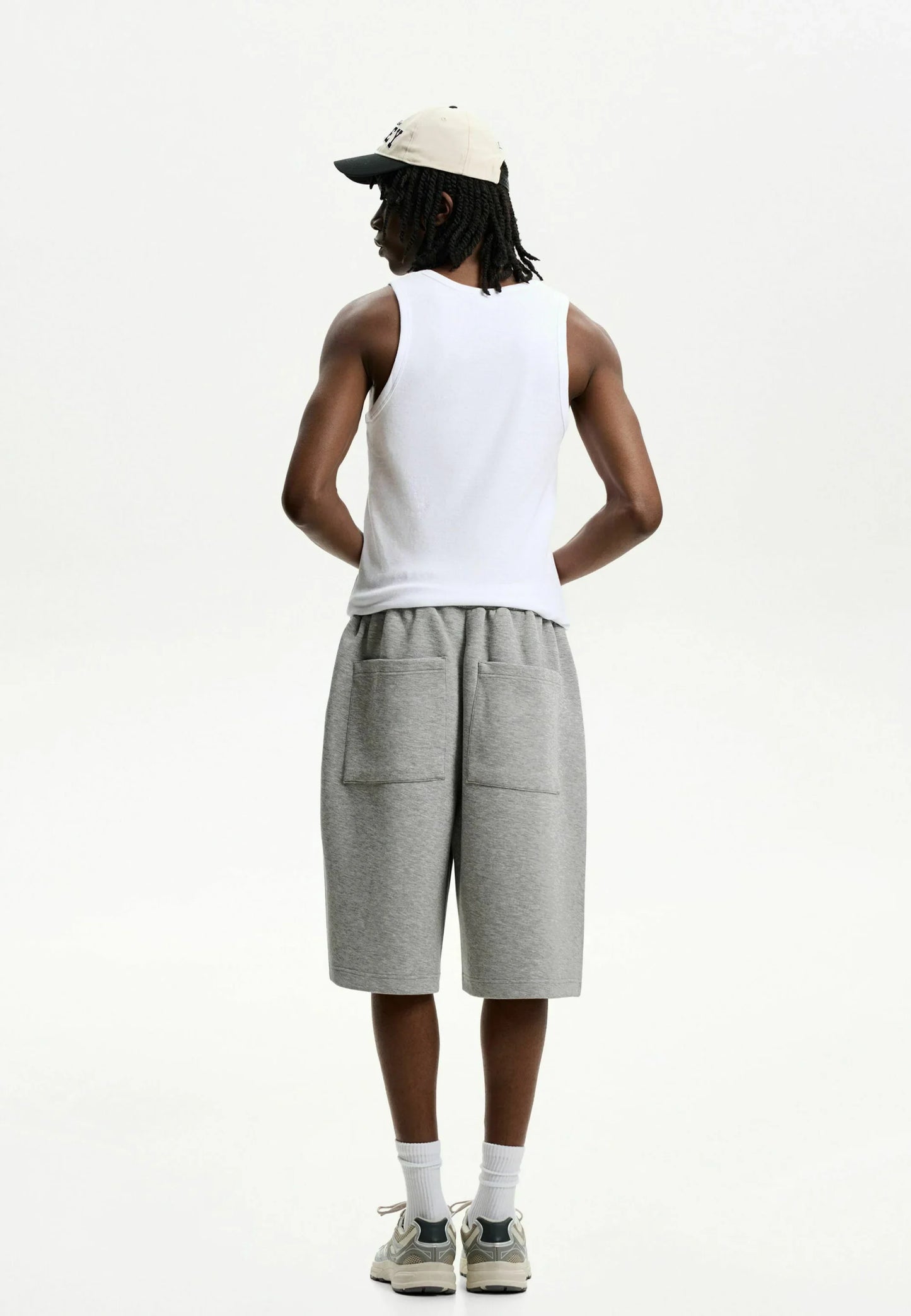 gray street shorts