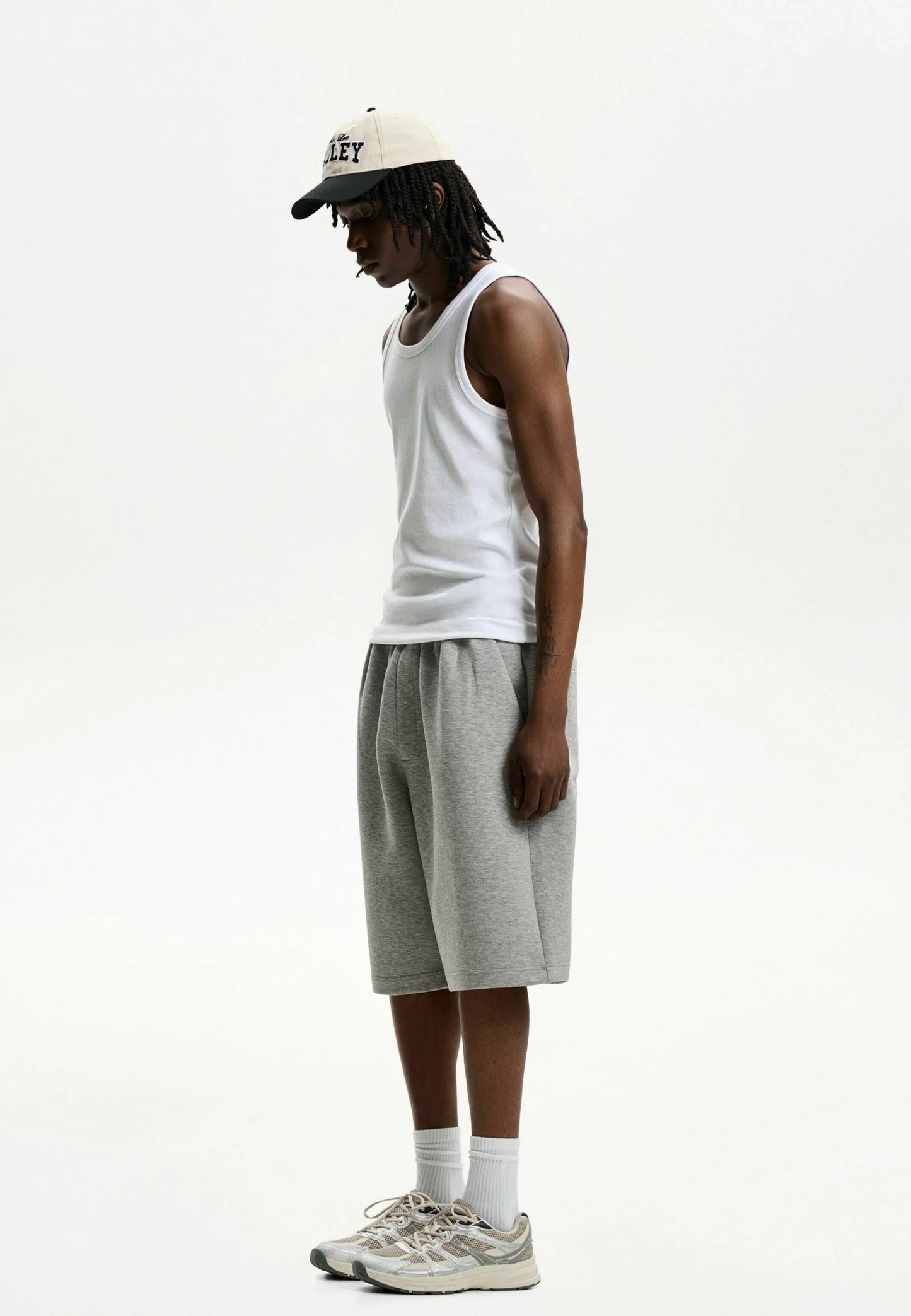 gray street shorts